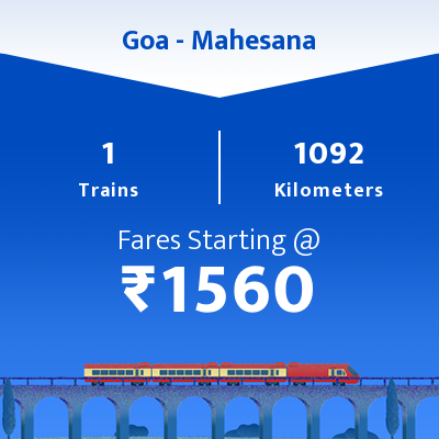 Goa To Mahesana Trains
